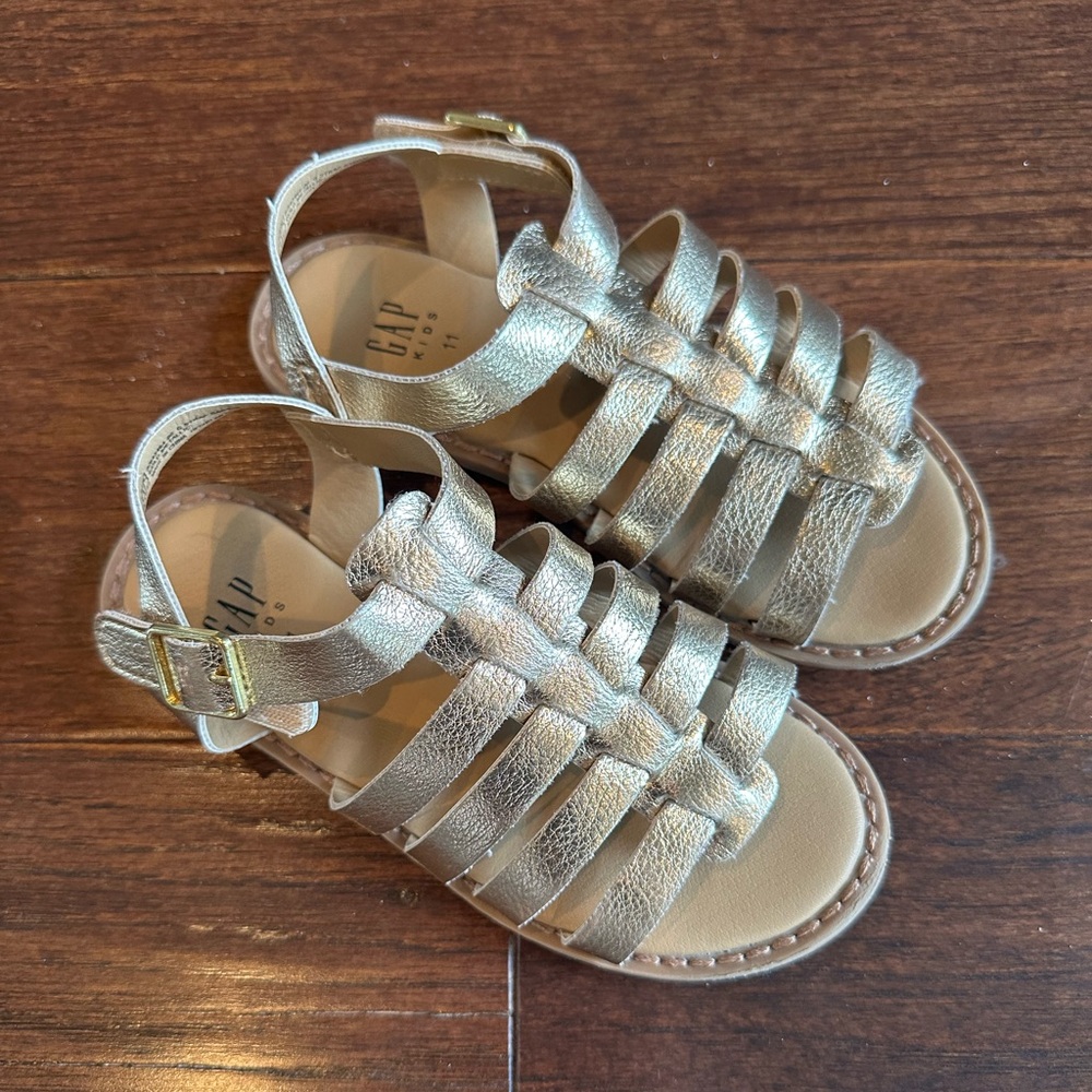 GAP Kids Gold Sandals, Sz 11